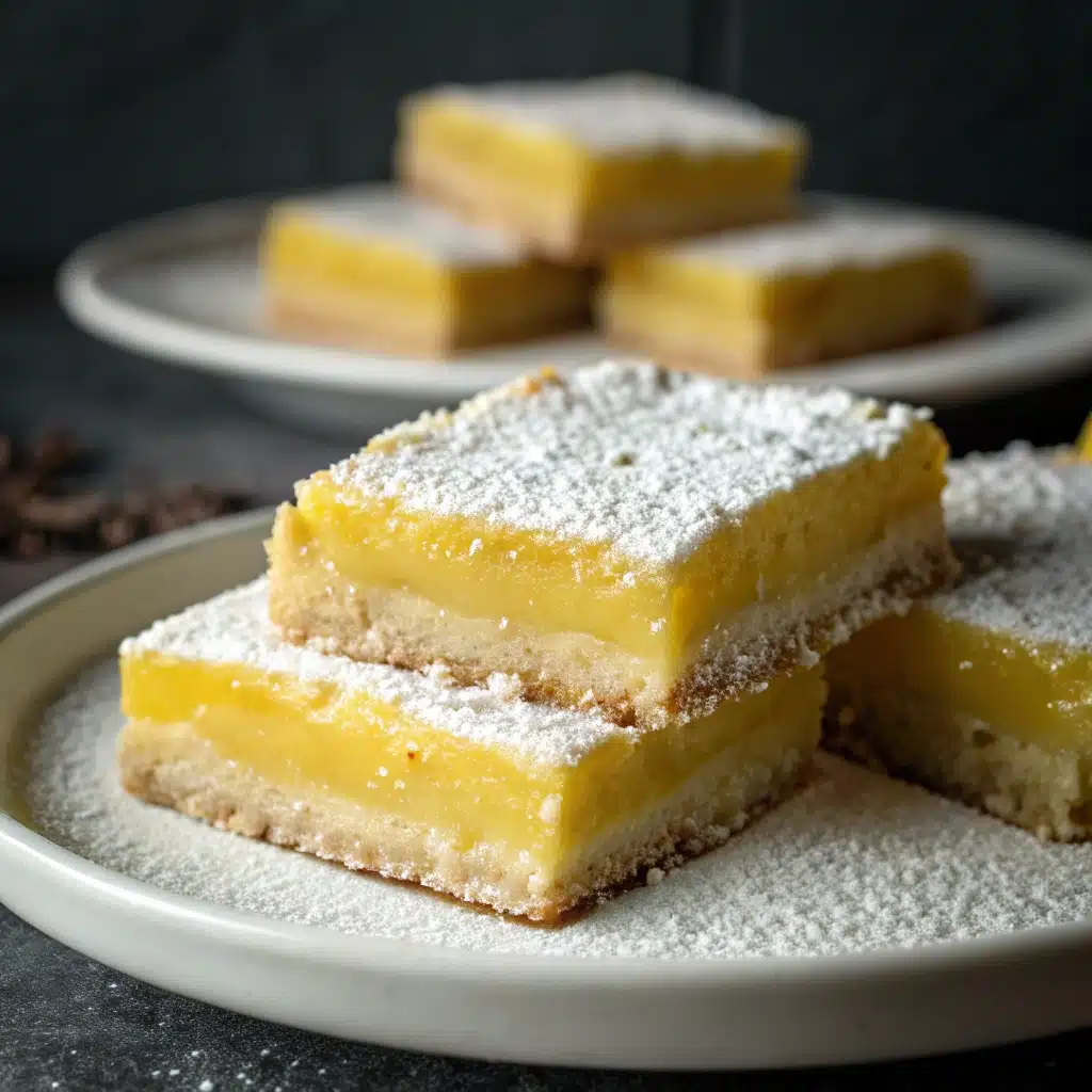 A perfect, single Gluten-Free Lemon Bar showing the buttery crust and smooth filling.
