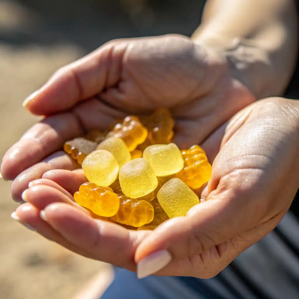  translucent Lemon Turmeric Gummy