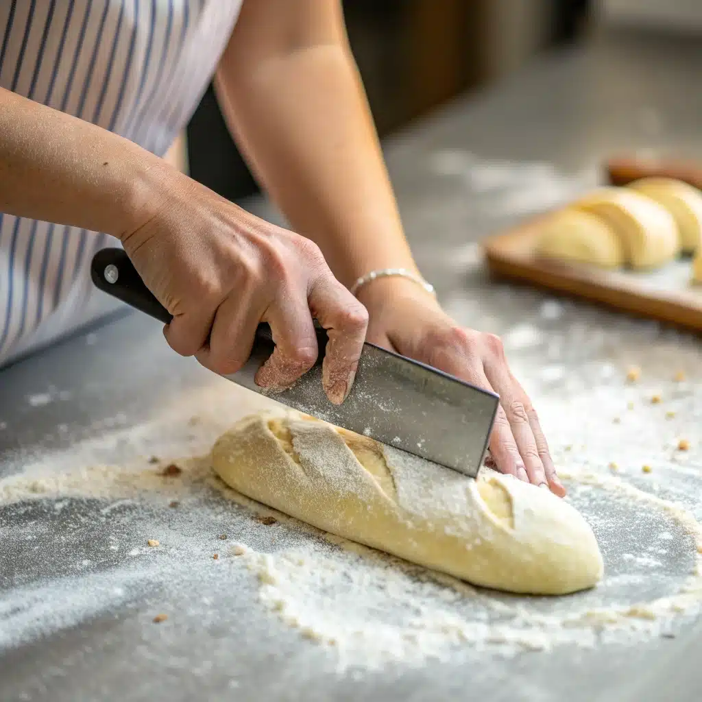 Shaping gluten-free sourdough