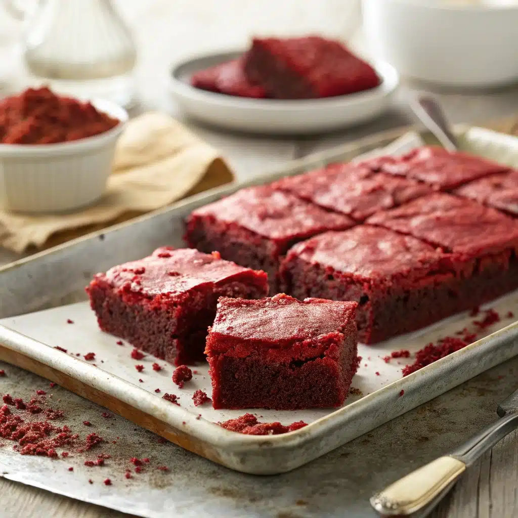 Gluten-free Red Velvet Brownies