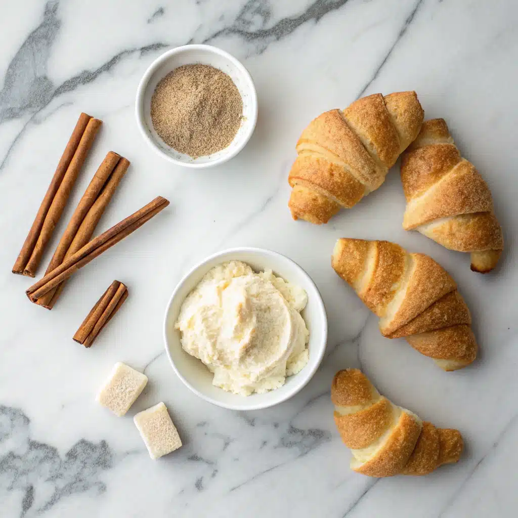 Fresh Ingredients for Gluten-Free Sopapilla Cheesecake