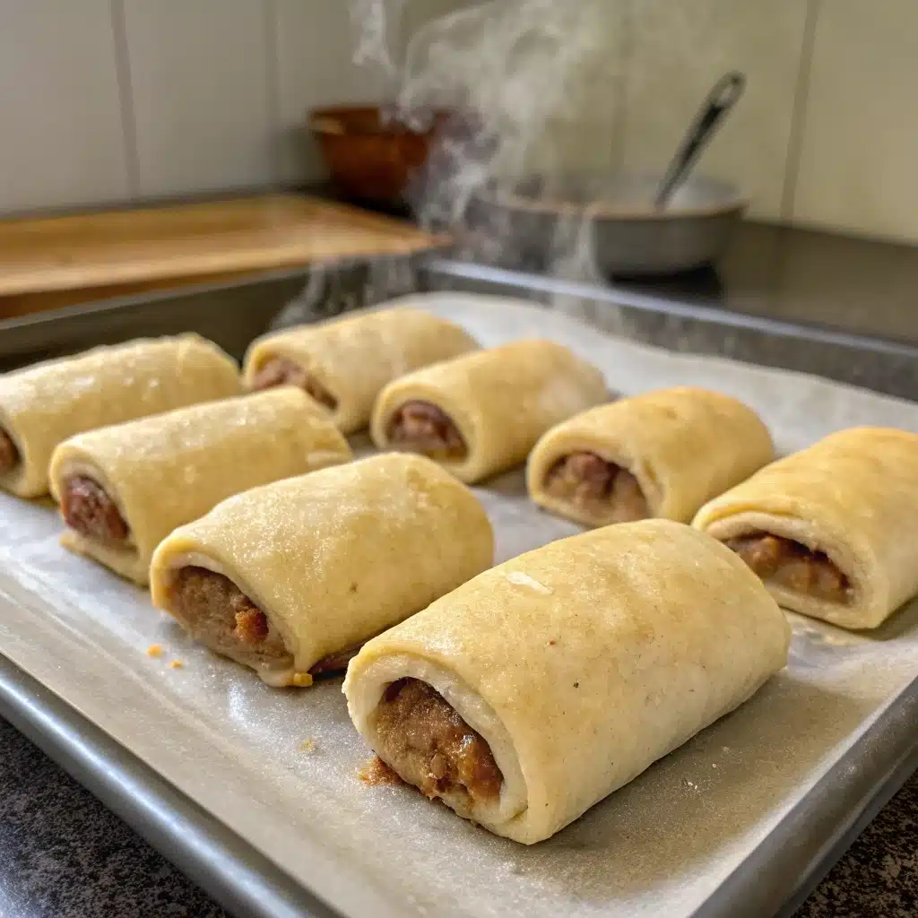 Rolled gluten-free sausage roll