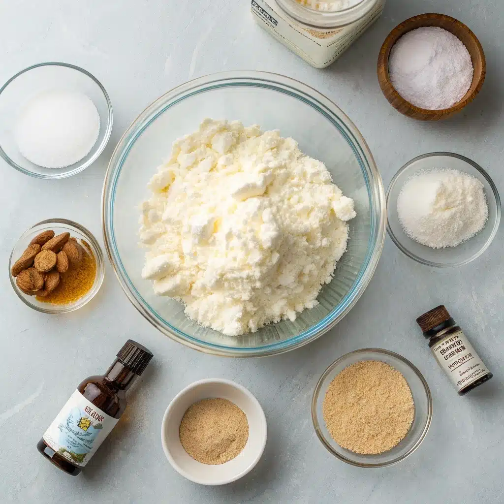 Ingredients for gluten-free angel food cake