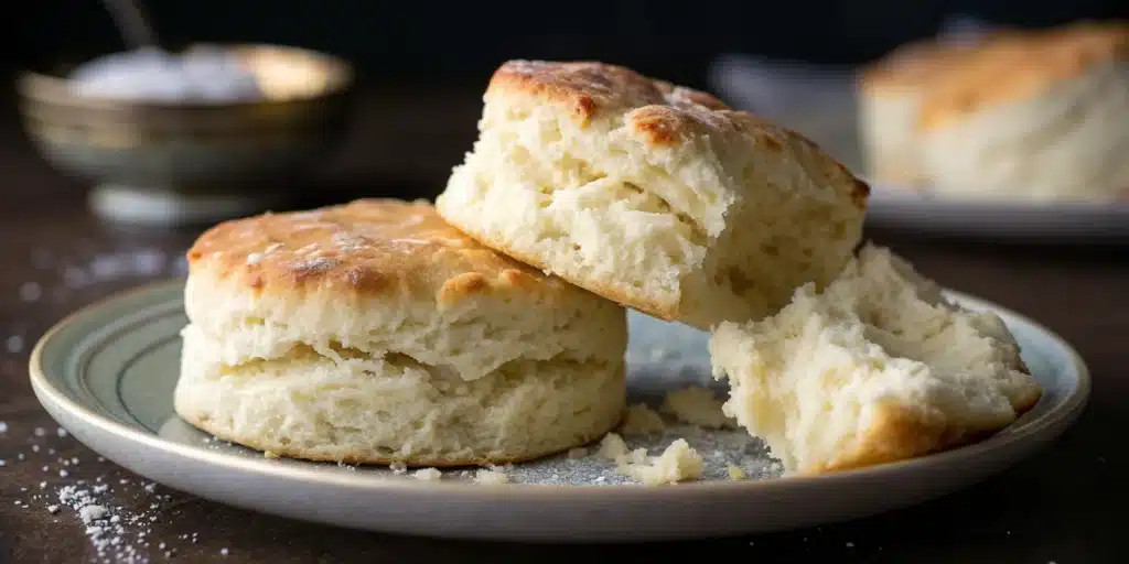 A basket of warm Gluten Free Buttermilk Biscuits with melting butter.