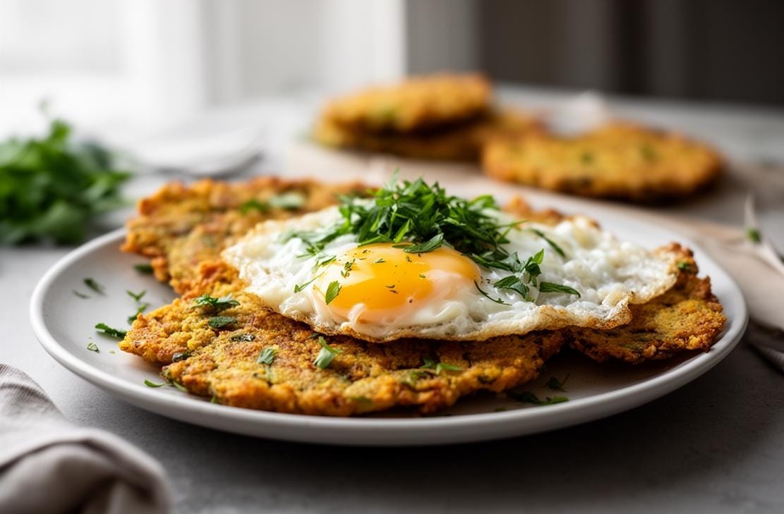 Chickpea Fried Eggs