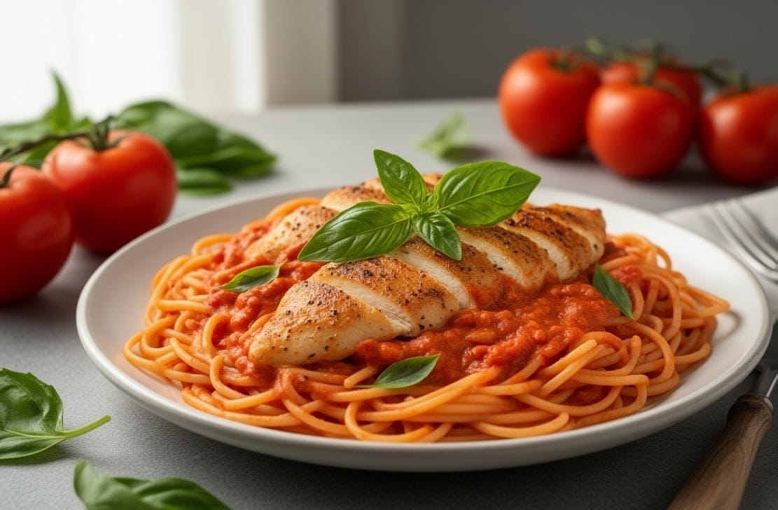 Creamy Tomato Chicken Pasta