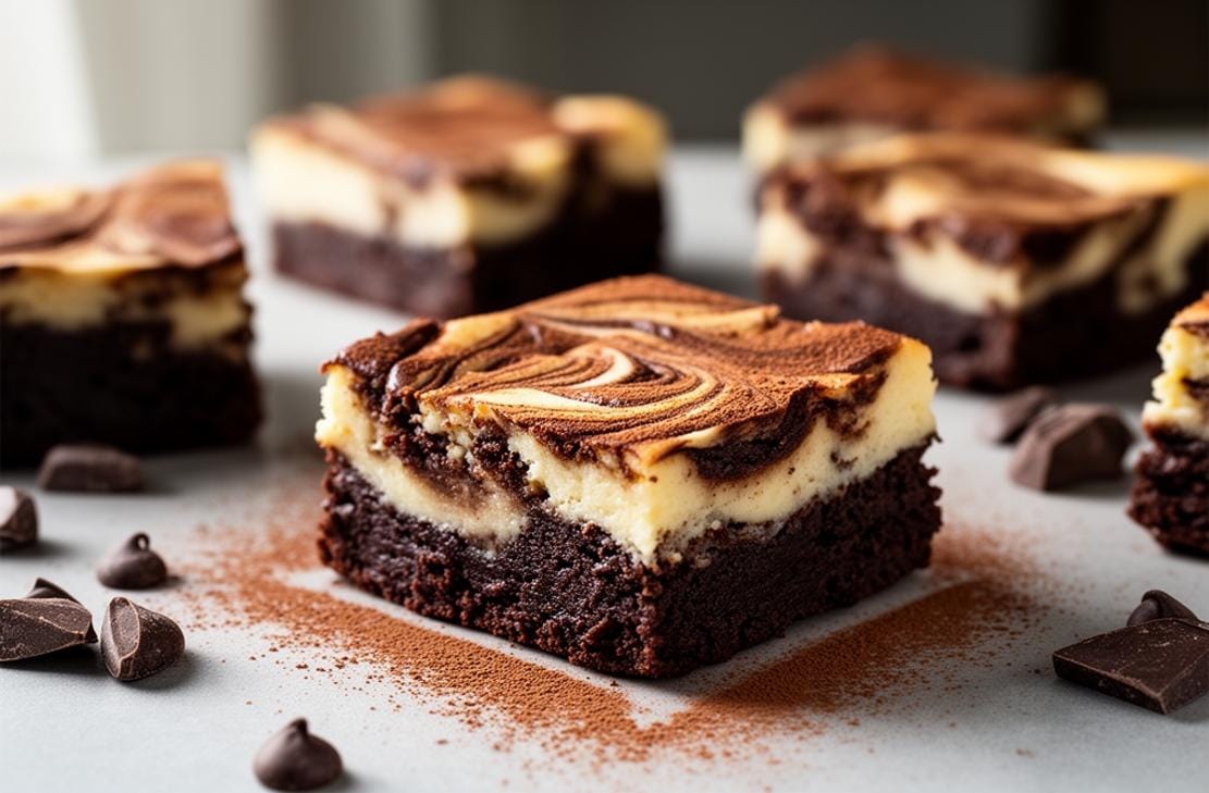 Flourless Gluten Free Cheesecake Brownies
