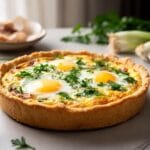 Gluten-Free Low-Carb Quiche With Almond Flour Crust