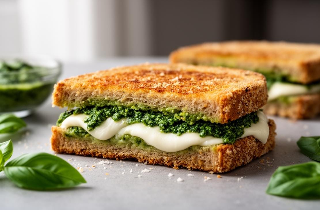 Gluten-Free Pesto Grilled Cheese