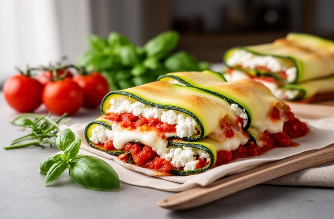 Gluten Free Zucchini Rolls