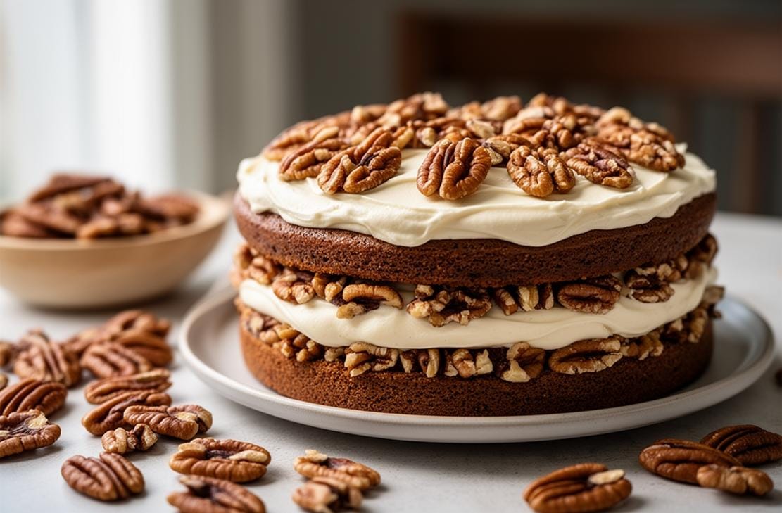 Pecan Cream Cake