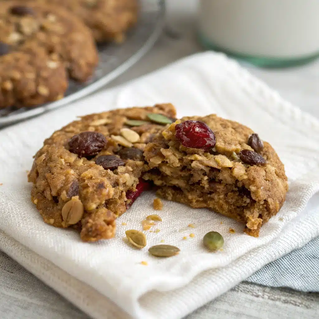 A bite taken out of a gluten free cookie