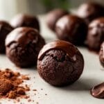 gluten free baked chocolate donut holes