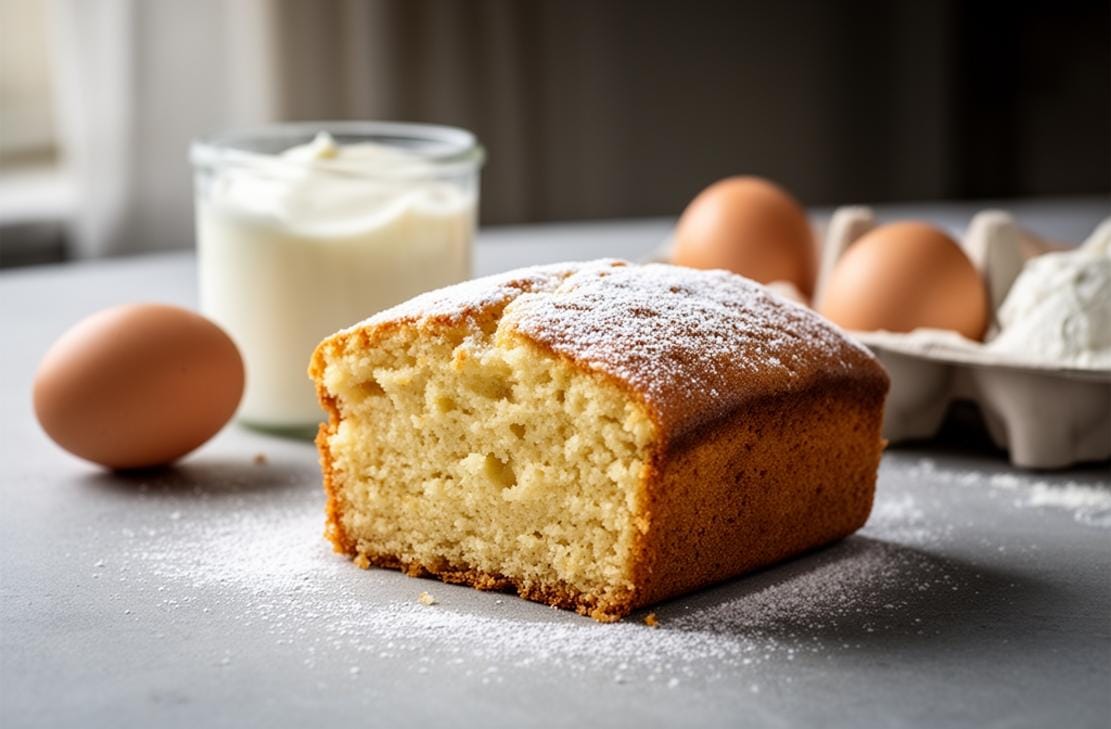 3 Ingredient Creamy Yogurt Cake