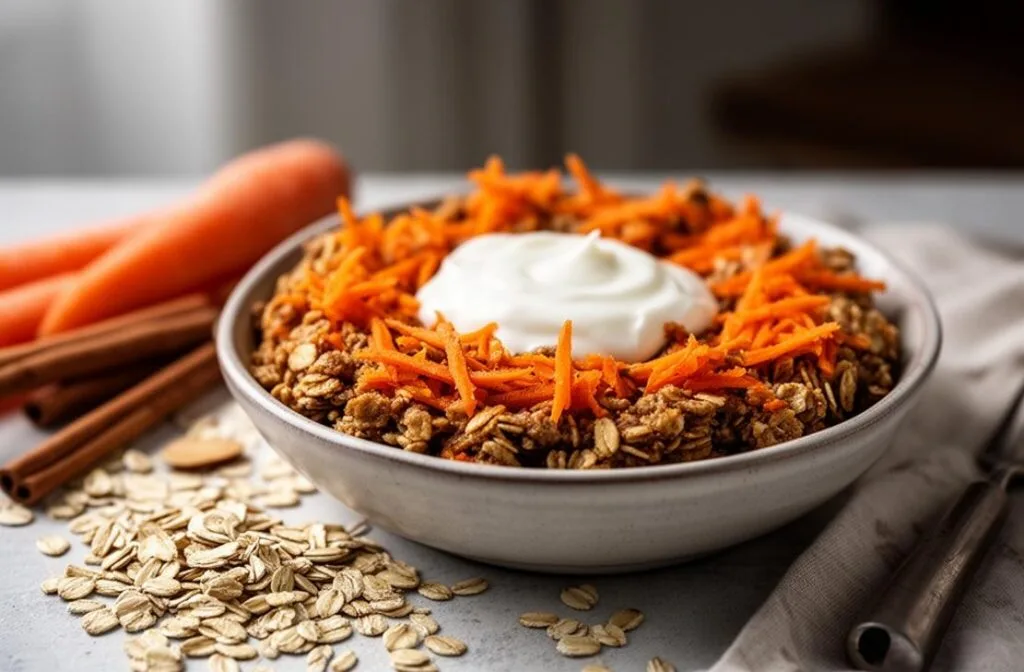 Carrot Cake Baked Oatmeal
