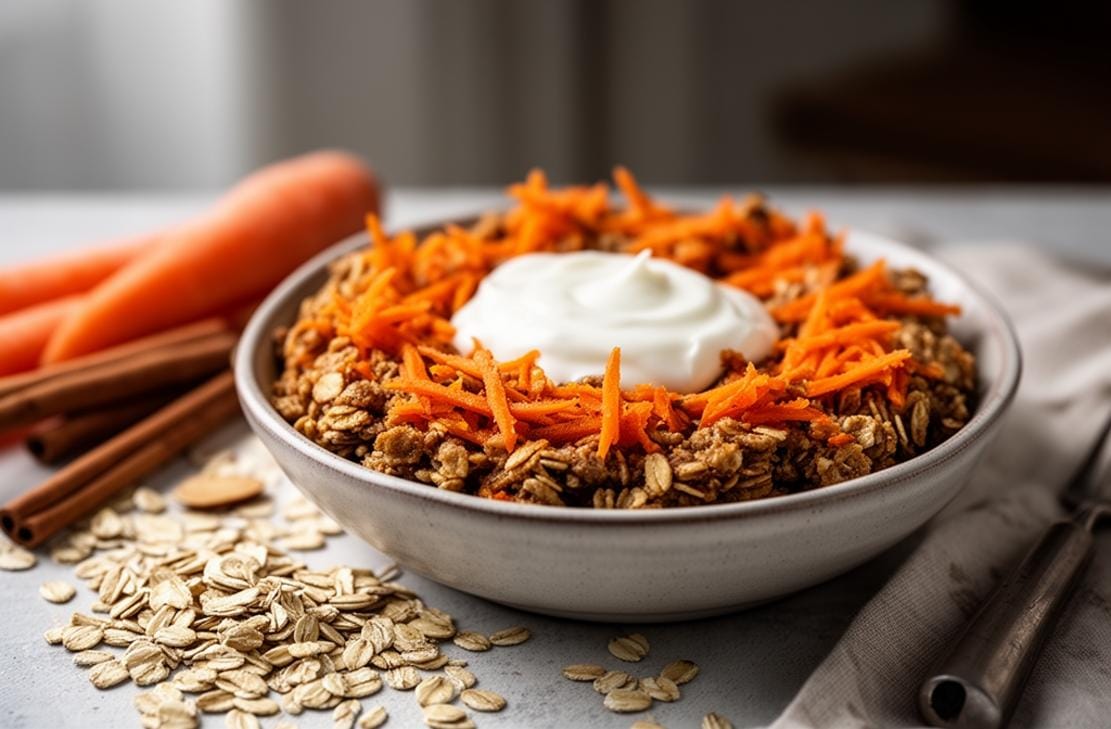 Carrot Cake Baked Oatmeal