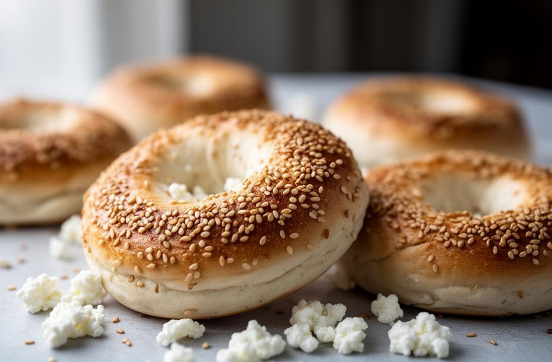 Cottage Cheese Bagels