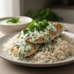 Easy Creamy Herb Chicken & Basmati Rice recipe