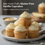 Easy Fluffy Gluten-Free Vanilla Cupcakes recipe