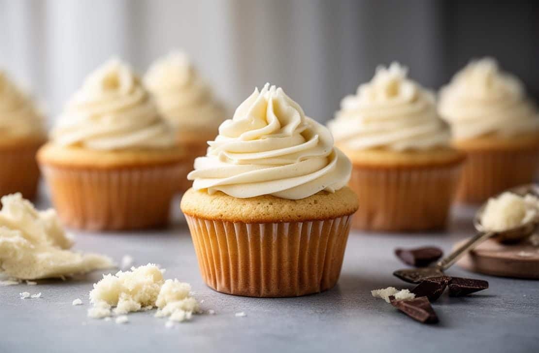 Fluffy Gluten-Free Vanilla Cupcakes