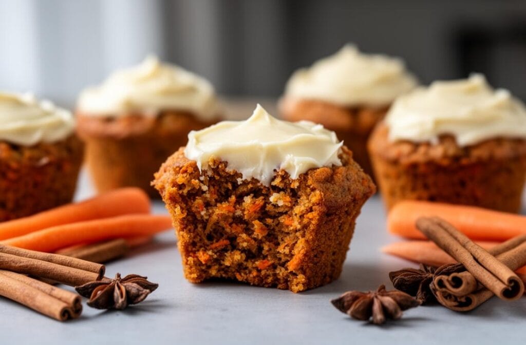 Gluten Free Carrot Cake Muffins