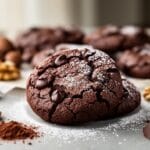 Gluten Free Flourless Fudge Cookies