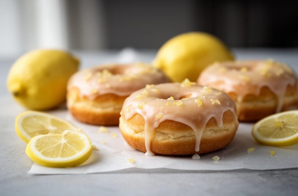 Gluten Free Lemon Doughnuts