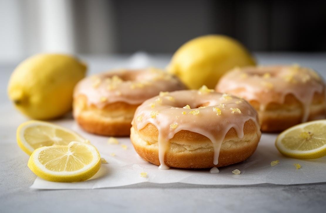 Gluten Free Lemon Doughnuts
