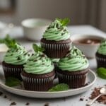 Easy Gluten-Free Mint Chocolate Cupcakes recipe