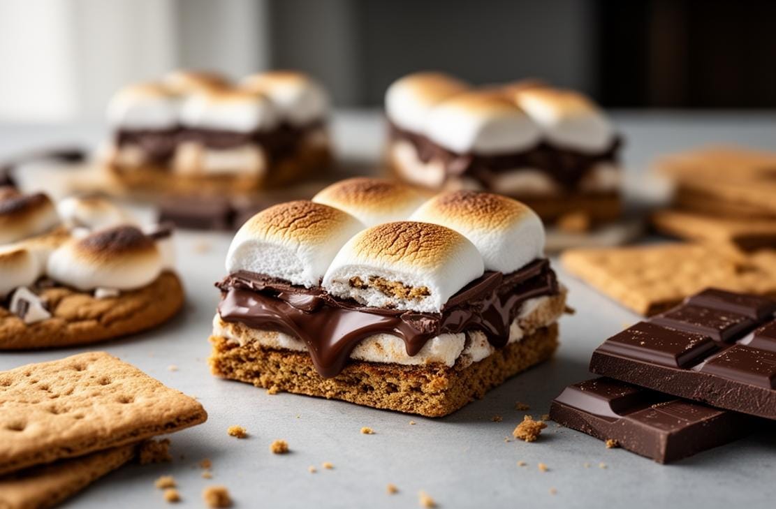 Gluten Free S'mores chocolate Bars