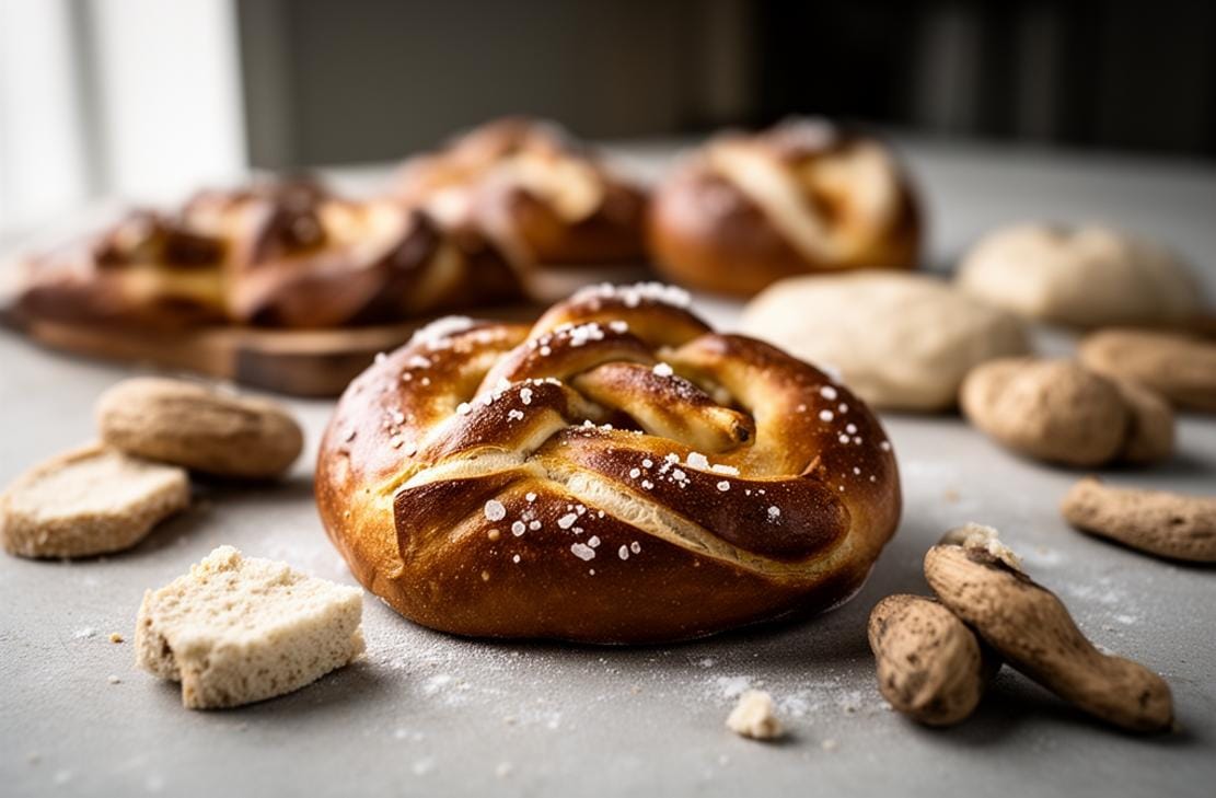 Gluten-Free Sourdough Soft Pretzels Bites