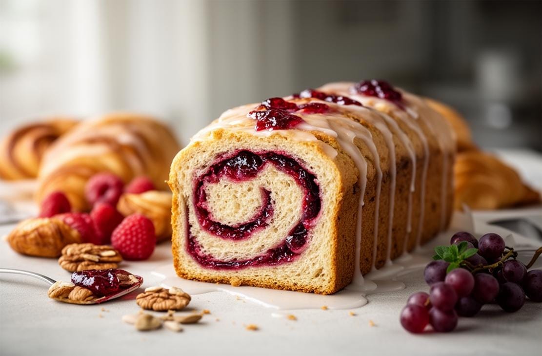 Jam Swirl Sweet Gluten-Free Bread
