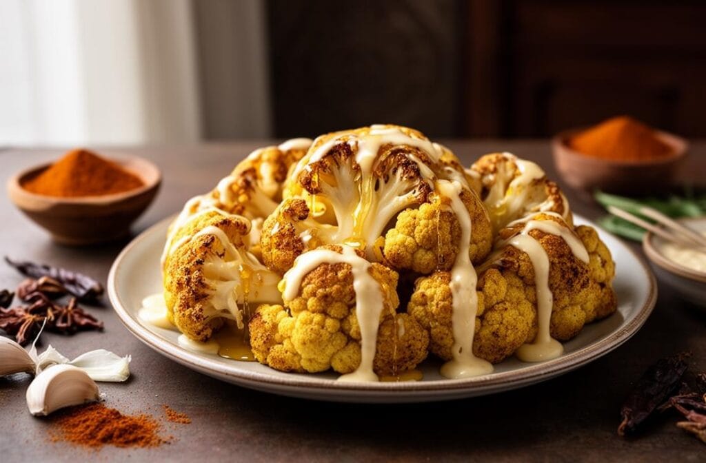 Moroccan Cauliflower with Honey