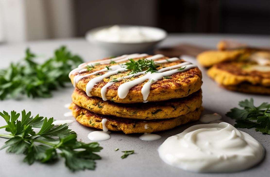Savory Chickpea Flour Pancakes