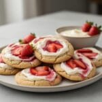 Easy Strawberries and Cream Cookies recipe
