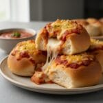 Easy Stuffed Crust Pizza Buns recipe