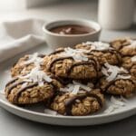 Easy Sugar-Free Coconut Oat Cookies recipe