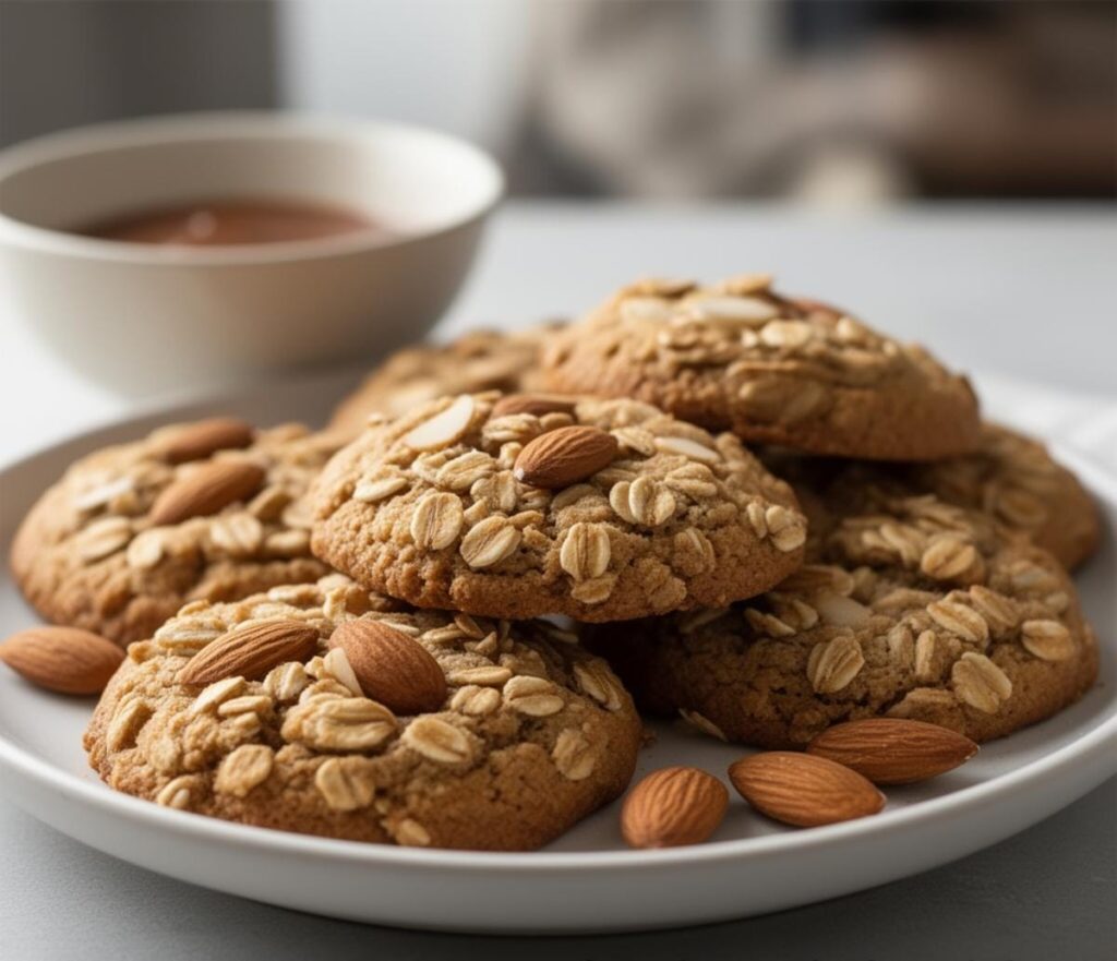 Easy Sugar Free Oatmeal Cookies with Almond Flour recipe
