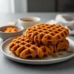 Easy Sweet Potato Paleo Waffles recipe