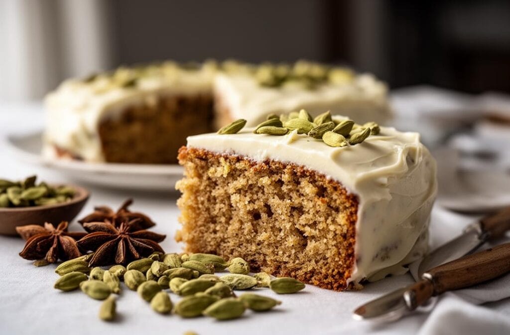carrot Cake with Cardamom Frosting