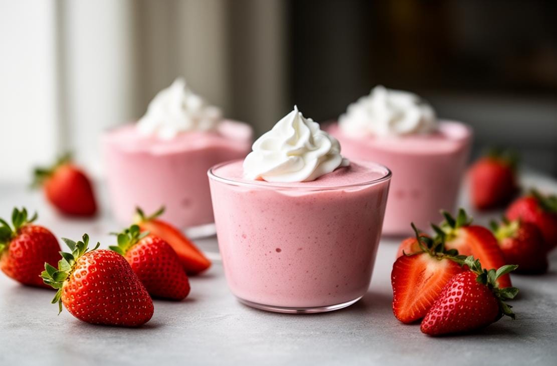 easy Strawberry Mousse