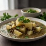 Easy gluten free Lentil and Potato Soup recipe