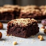 tahini date brownies