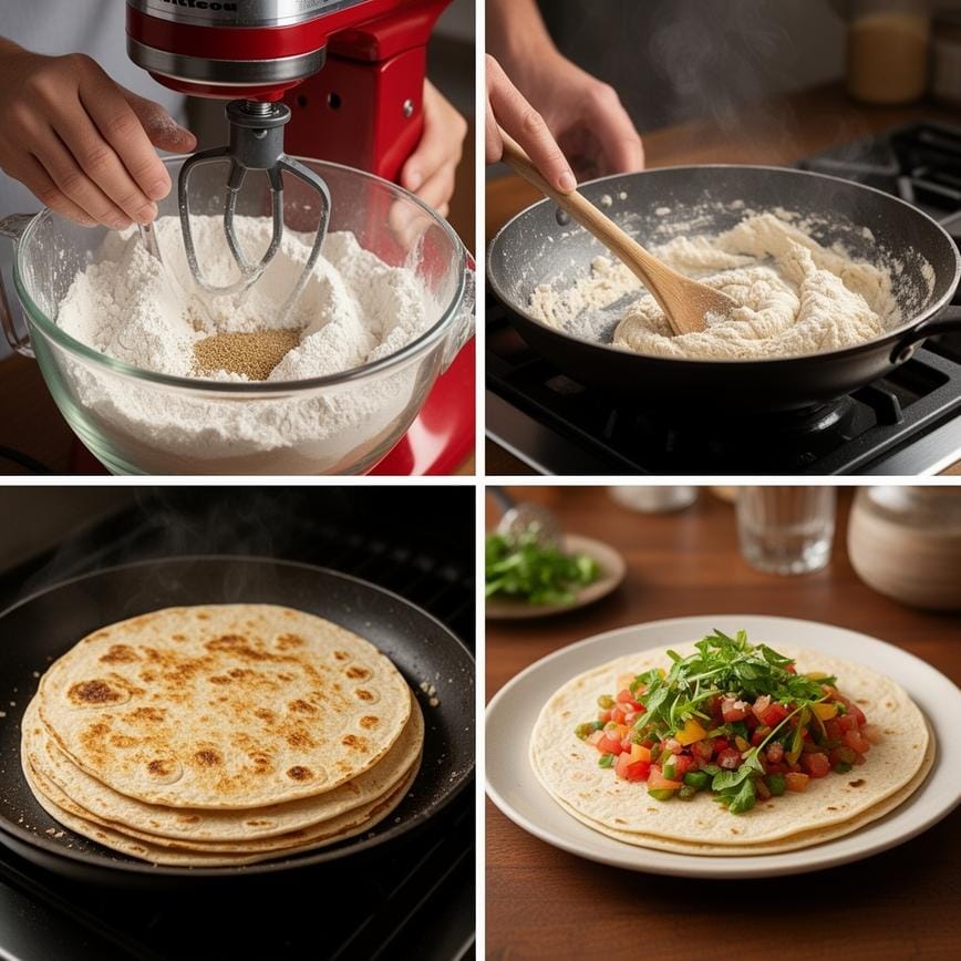 Steps to Make Authentic Gluten-Free Flour Tortillas