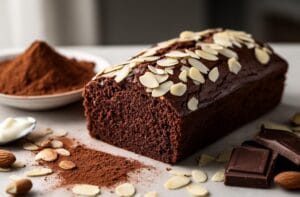 Chocolate Almond Yogurt Cake