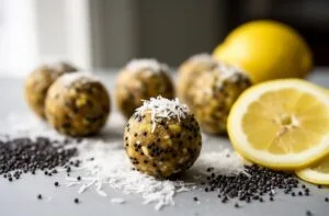 Lemon Poppy Seed Energy Bites