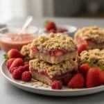 Easy Strawberry Oatmeal Bars recipe